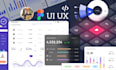 do mob app, website and dashboard UI UX design in figma