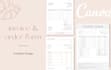 design a business invoice and order form canva template