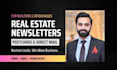 design real estate newsletter and postcards