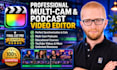 edit your multi cam video podcast interview or course