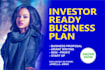a professional startups,loan business plan , pitch deck