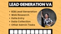 do b2b lead generation, web research, and data entry jobs