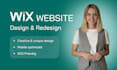 design or redesign your wix website or landing page