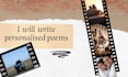 write a beautiful personalized poem on your life stories