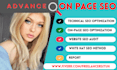 do onpage and technical SEO with wordpress