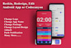 android app reskinning, redesign with keyword optimization