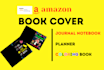 design amazon KDP book cover, fix design etc