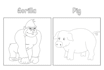 creat a dot to dot pages or book for children