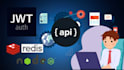 build secure rest apis with jwt, database and redis caching