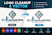 clean up, redraw and vectorize your logo professionally