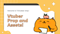 make or create vtuber 2d props or assets as your request
