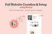 create any kind of website using notion