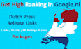 do dutch press release link building