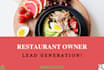 do restaurant owner lead generation