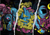 create cool outer space astronaut illustration