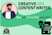 do best and unique creative writing for you