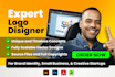 do modern, professional logo design with copyrights