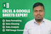 do excel data entry, mining, analysis and processing