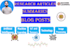 write quality research articles on ai, machine learning and technology