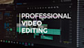 do professional video editing