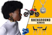 do clean, clear, cut out, delete or erase photos background quickly