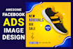 design awesome facebook ad image or post image
