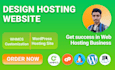 setup whmcs and design hosting website