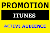 promote the itunes music organically