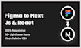 convert figma to nextjs or react website with high performance score