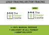 vectorize logo, redraw and vectorize image