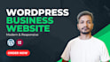 design a modern business website in wordpress with elementor