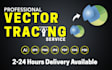recreate,resize,trace edit your logo or image into vector