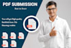 do pdf submission to 17 high da document sharing websites