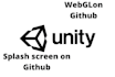 upload   source code of unity  project, make webgl , splash screen on github
