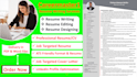 write, edit and design professional resume, cv, cover letter