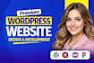 design a responsive cms website using wordpress