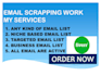 scrape active targeted emails from any social media platform