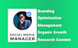 be your social media manager and content strategist