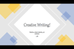 write a great creative writing piece