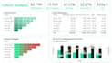 do cohort analysis, retention, churn out , ltv, lost revenue