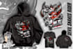 create design tshirt and hoodie devil snakes rider