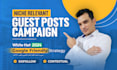 do SEO link building niche relevant contextual dofollow guest posts backlinks