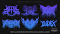 make a detailed extreme metal logo