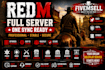 setup redm full roleplay server with onesync ready