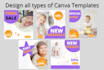 design editable canva pro templates posts ads presentation
