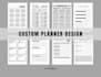 design custom printable journal and planner layout