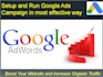 setup and run google ads campaign
