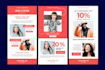 design mailerlite, sendinblue email template and automations, campaigns