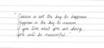 write your letter in cursive handwriting and post it worldwide
