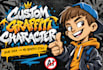 make a custom graffiti character from your idea